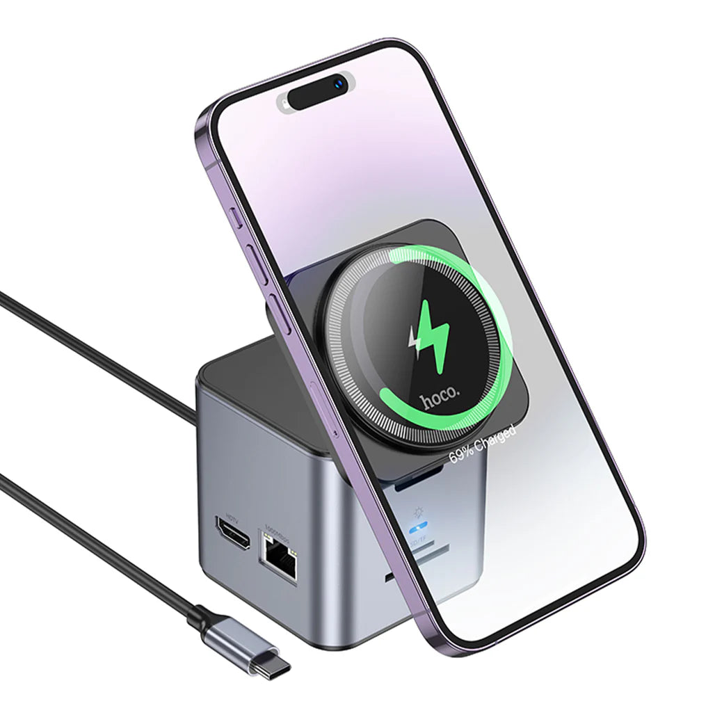 Hoco HB49 - 9in1 Wireless Fast Charging Station Hoco HB49 - 9in1 Wireless Fast Charging Station